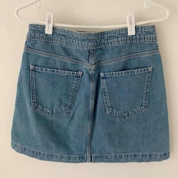 Topshop moto denim button skirt - Picture 5 of 6